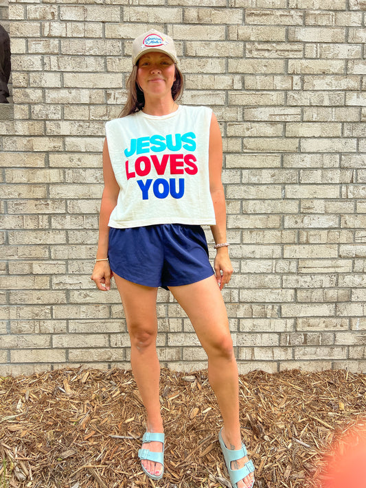 Jesus Loves You Multi Rolled Tank