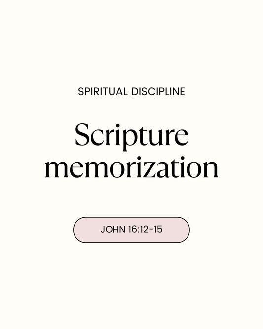 Scripture Memorization