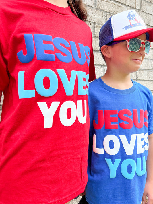 Jesus Loves You Multi | Youth Tee