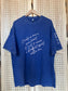 Create In Me Vintage Tee : Lilac on Blue