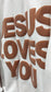 Jesus Loves You Crew White