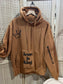 Jesus is King Camel Fleece Hoodie