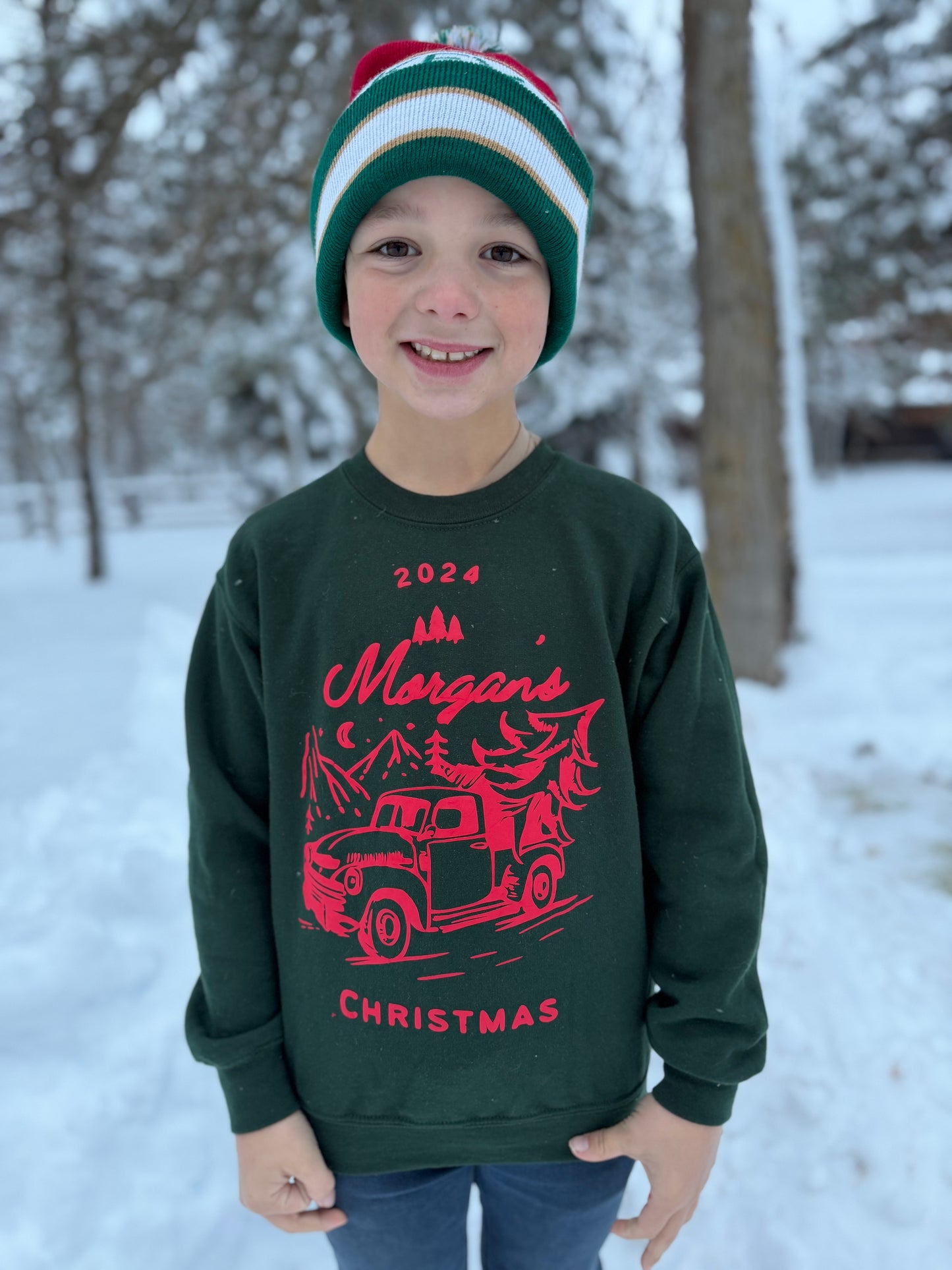 2025 Custom Name Christmas | Youth + Toddler