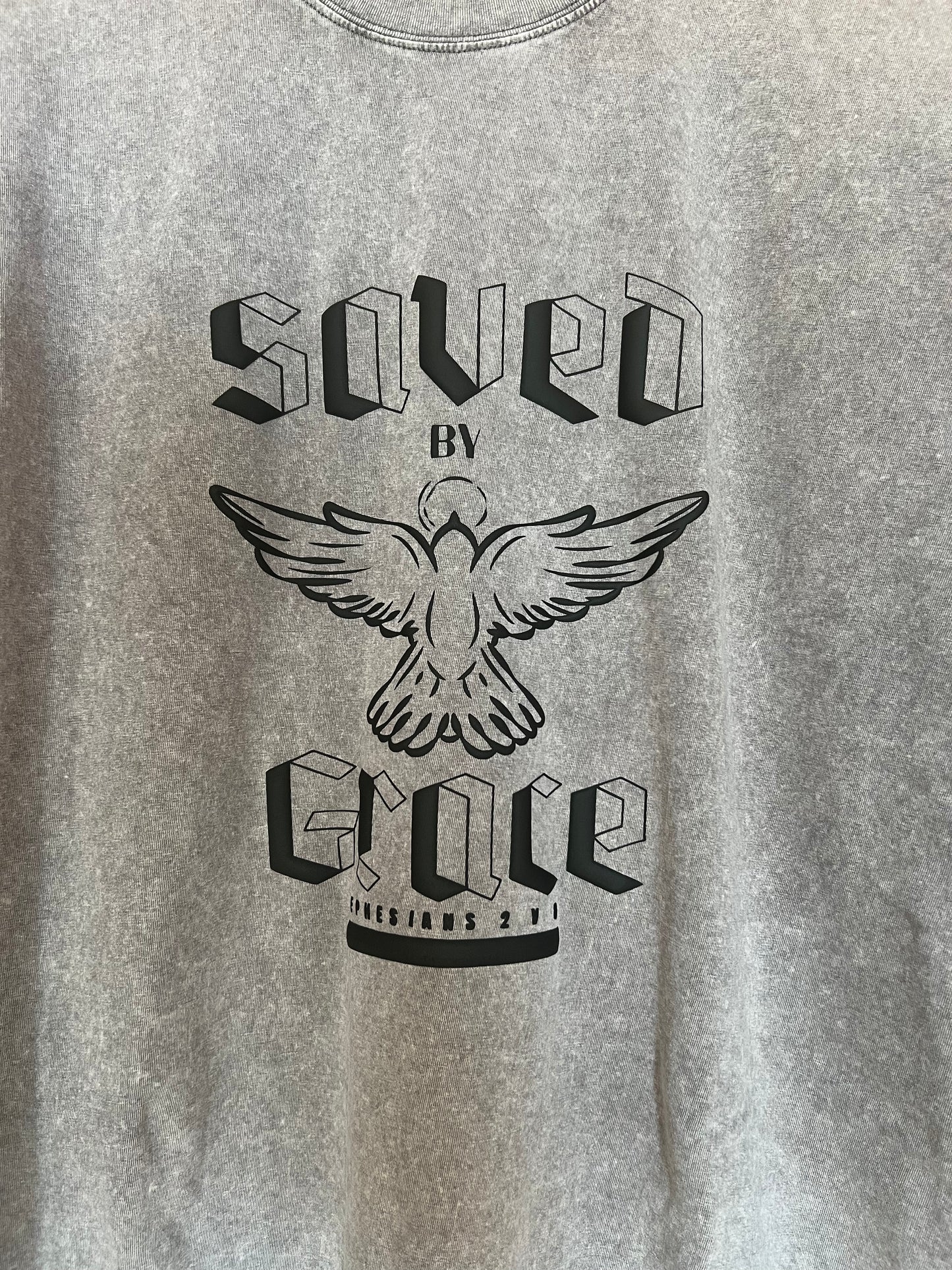 Saved By Grace GREY Vintage Tee