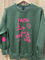 Faith Hope Love Retro Crewneck